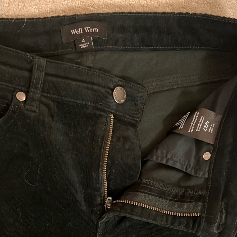 H&M Black Straight Leg Pants